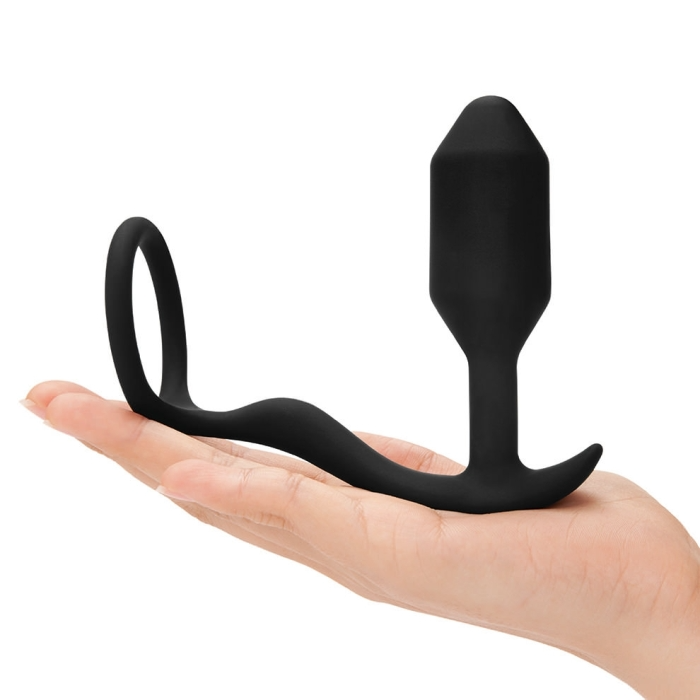 b-Vibe Vibrating Snug & Tug - Black