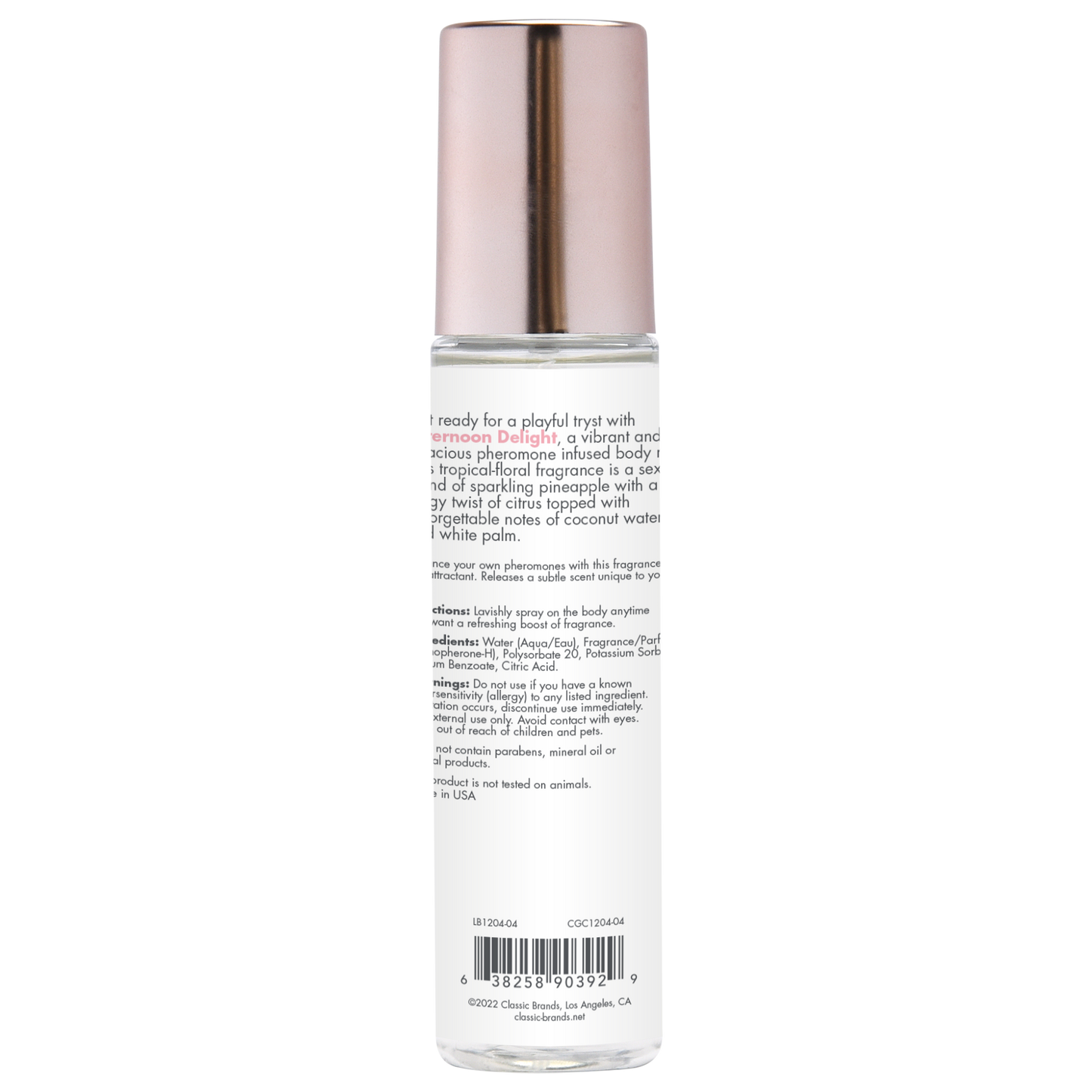 CG Afternoon Delight Pheromone Fragrance Mist with Pheromones