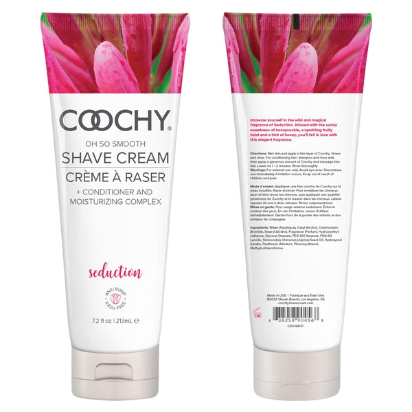 Coochy Shave Cream Seduction - 7.2oz / 213mL