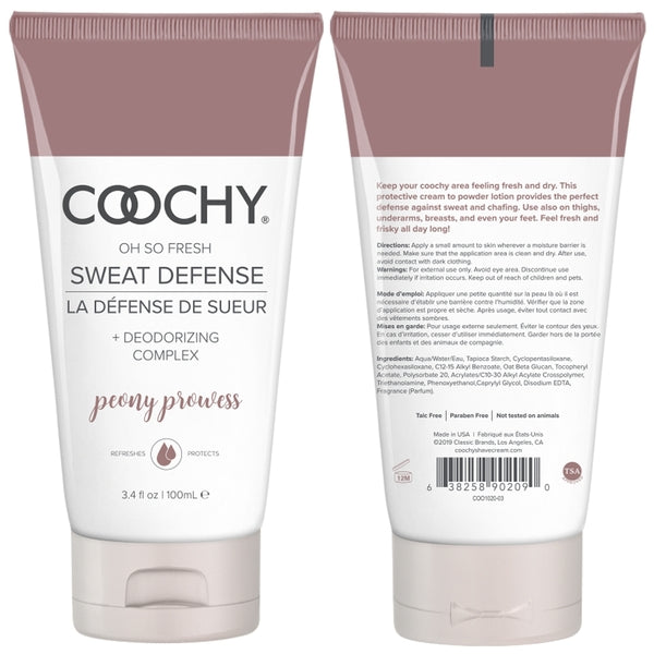 Coochy Sweat Defense Peony Prowess - 3.4oz | 100mL