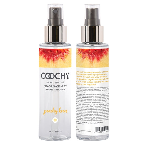 Coochy Oh So Tempting Fragrance Mist - Peachy Keen 4oz | 118mL