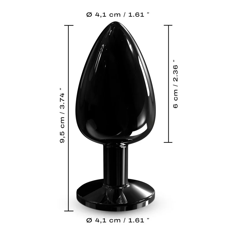 Dorcel Diamond Anal Plug Black Large