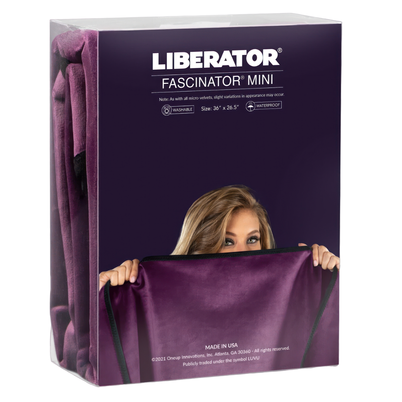 Liberator Fascinator Throw Mini - Grey Microvelvet