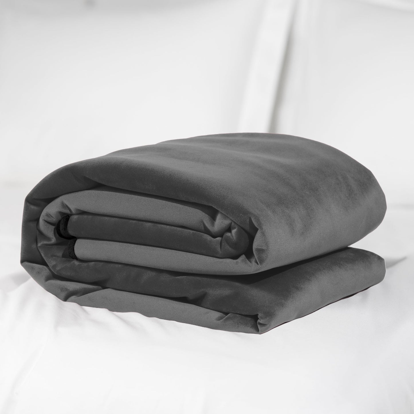 Liberator Fascinator Throw Mini - Grey Microvelvet