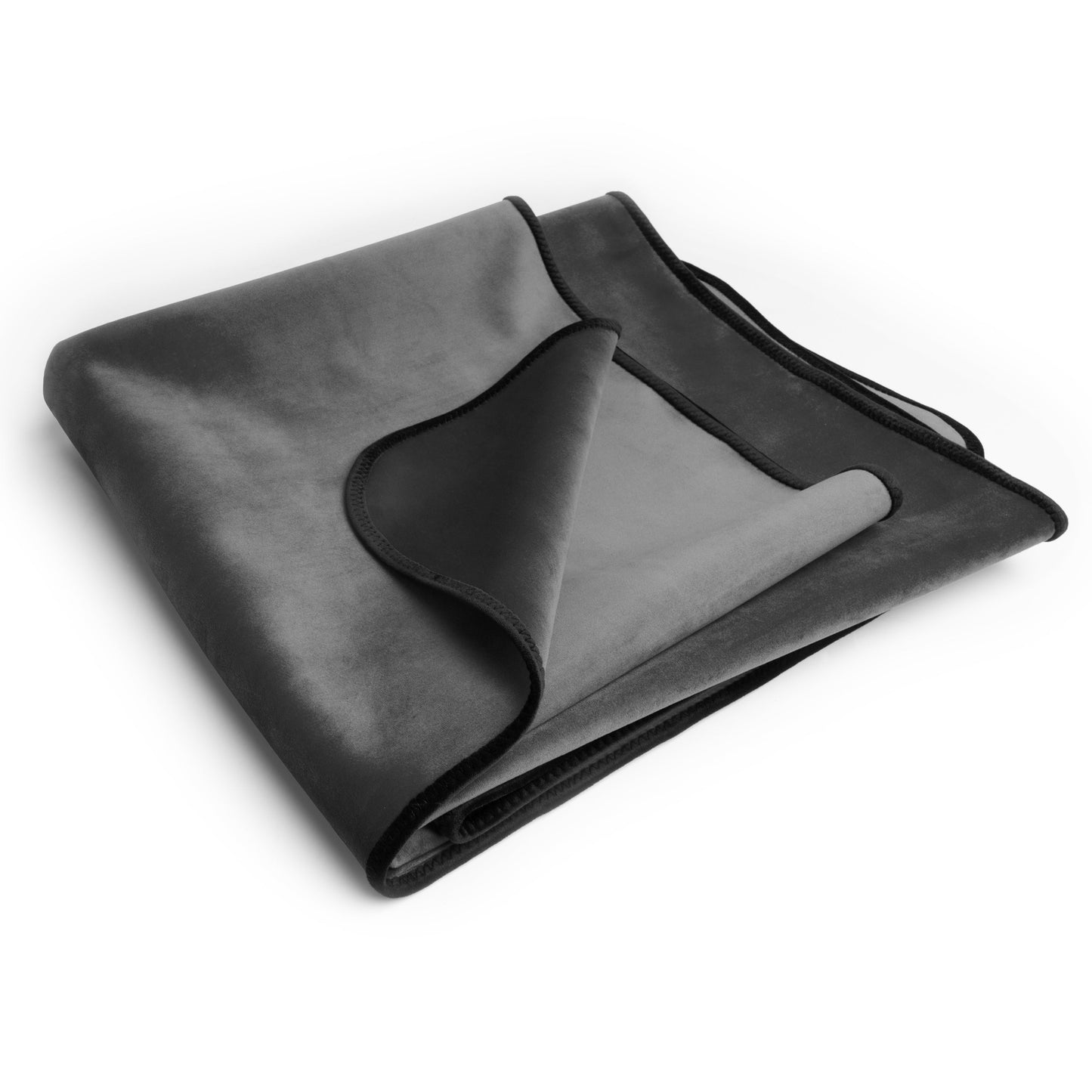 Liberator Fascinator Throw Mini - Grey Microvelvet