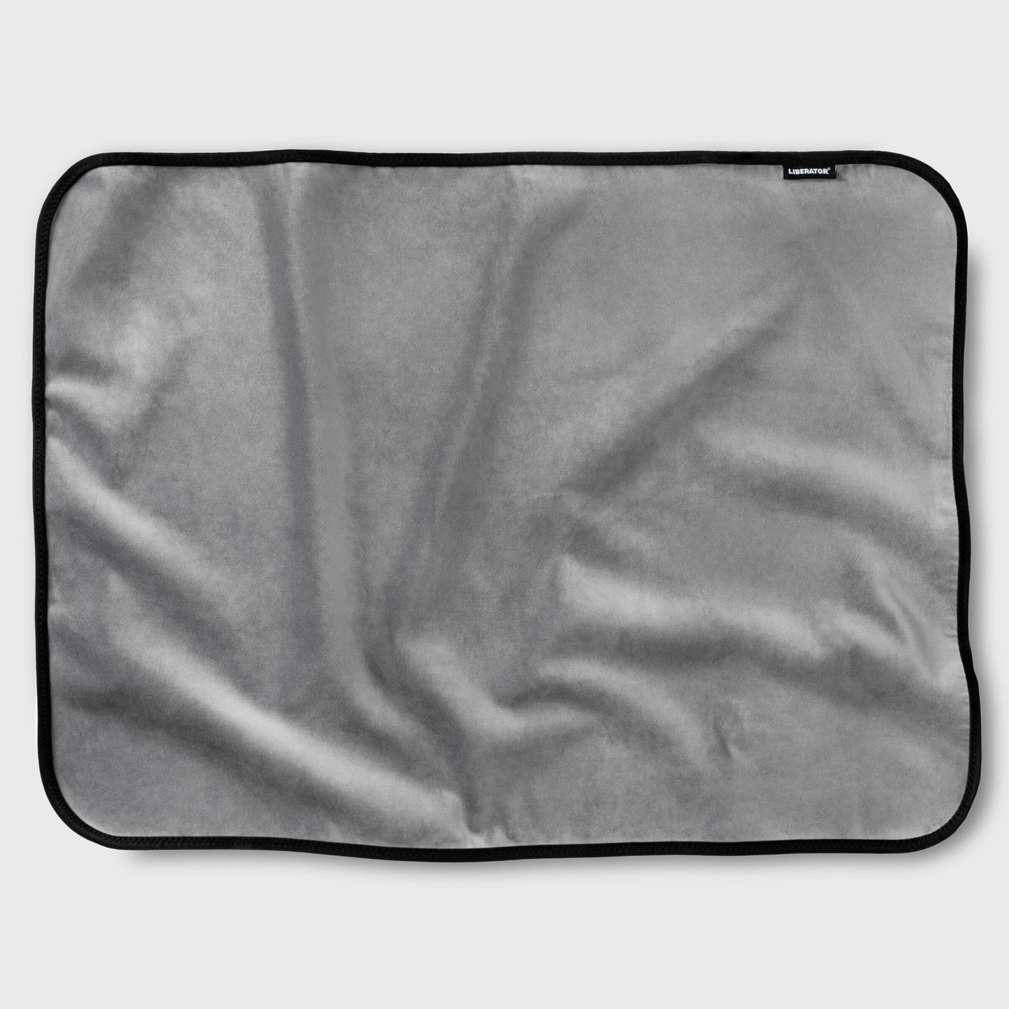 Liberator Fascinator Throw Mini - Grey Microvelvet
