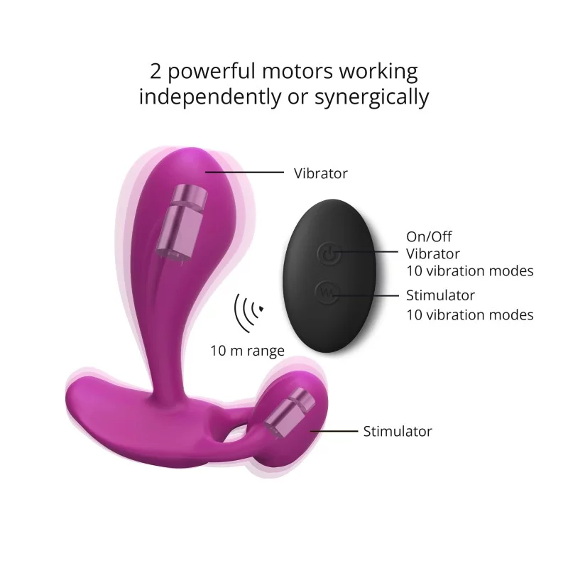 Love To Love Witty P/G-Spot Vibrator- SWEET ORCHID