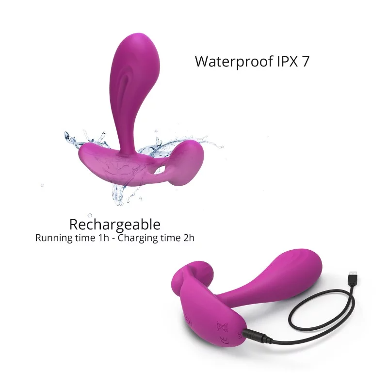 Love To Love Witty P/G-Spot Vibrator- SWEET ORCHID