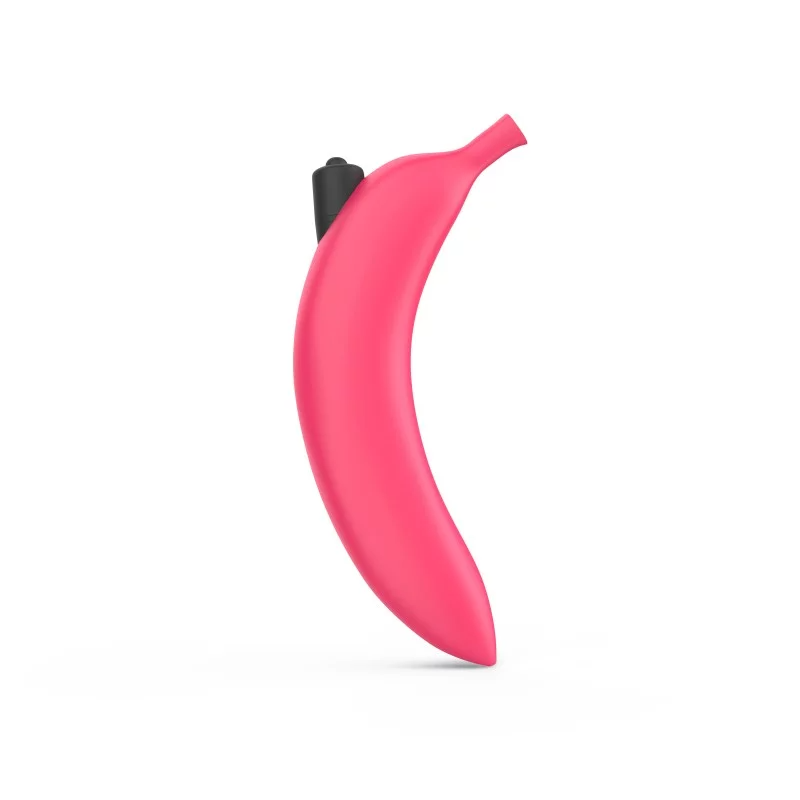 Love to Love Oh Oui Banana Vibrator - Danger Pink