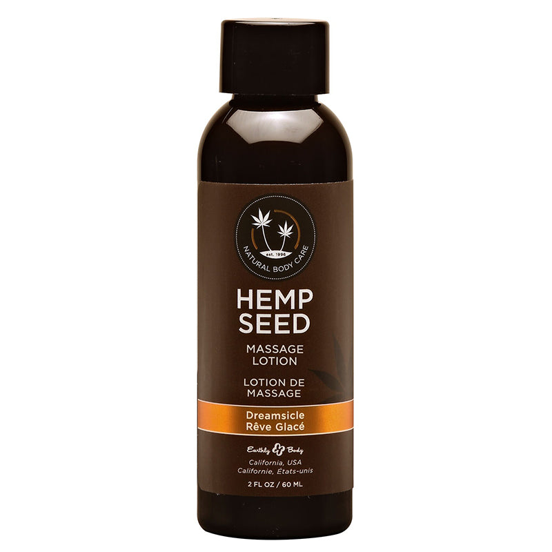 Earthly Body Massage Lotion Dreamsicle 2 oz