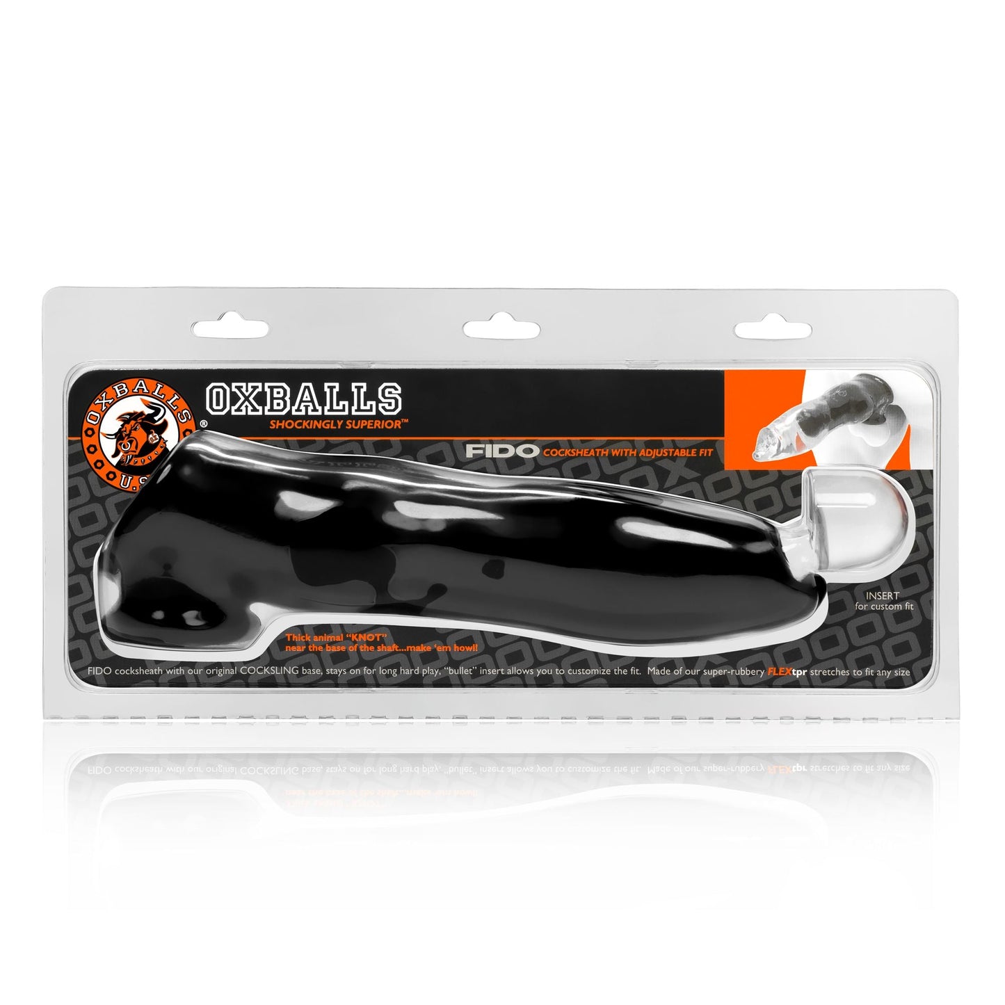 Oxballs Fido Beast Cocksheath Black