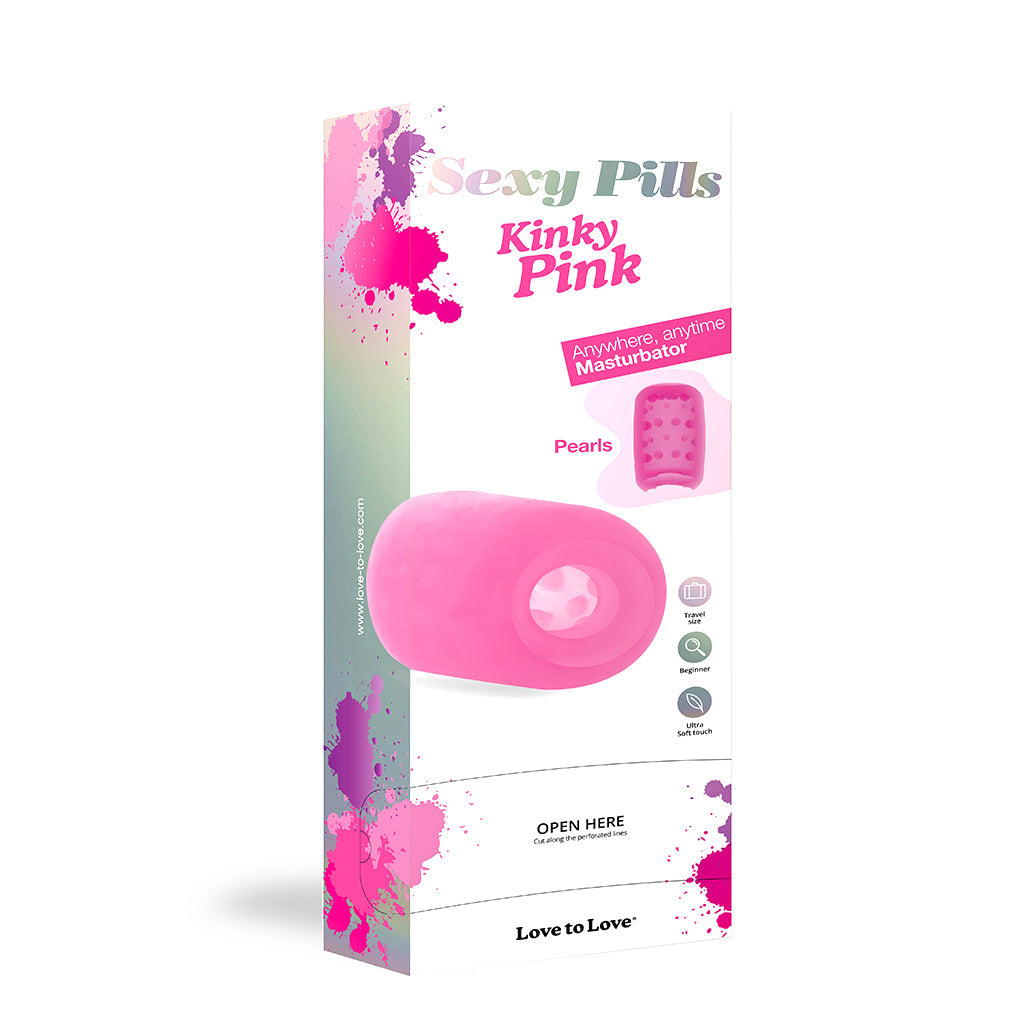 Love To Love Sexy Pills Mini Masturbator Kinky Pink - 6 Pack