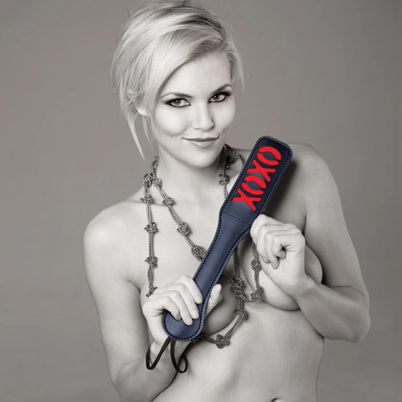 Sex & Mischief XOXO Paddle - Black
