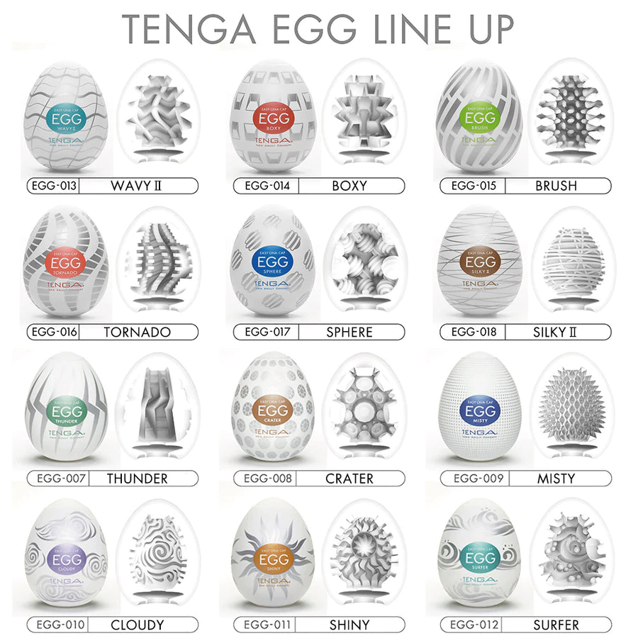 Tenga Egg Standard 6 pack Variety Pack