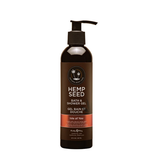 Earthly Body Hemp Seed Bath & Shower Gel Isle of You 8 oz / 237 ml
