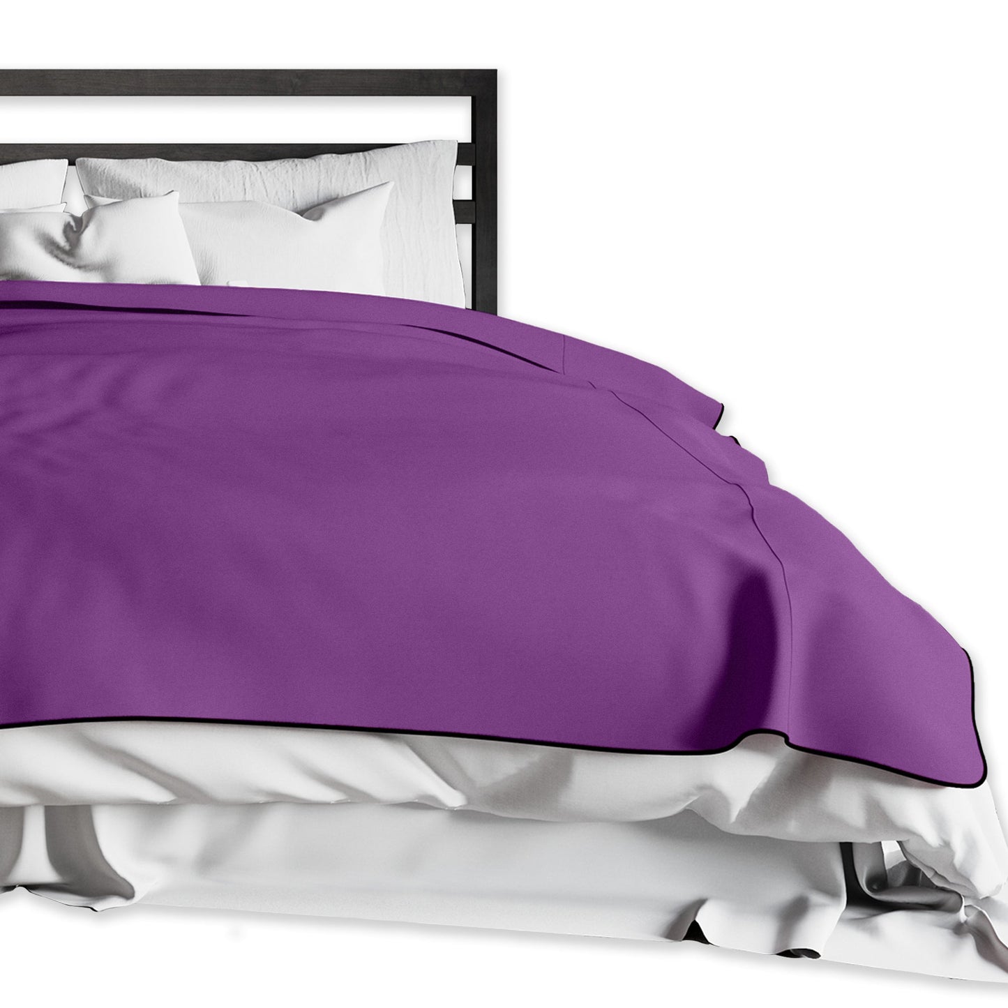 Liberator Fascinator Lush Throw - Purple Microvelvet - King Size