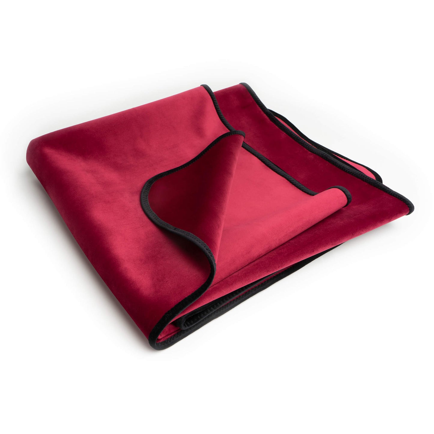 Liberator Fascinator  Lush Throw - Merlot Microvelvet - King Size