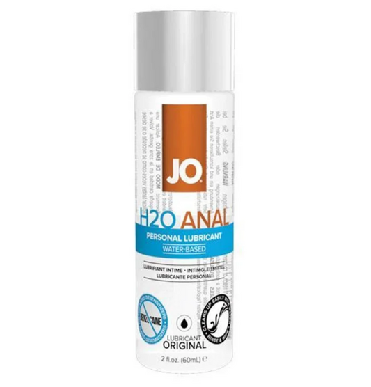 JO H2O Anal Original Water Based Lubricant 2 oz