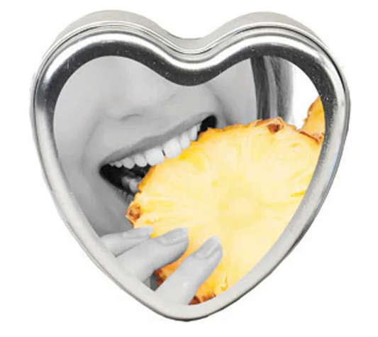 Earthly Body Edible Massage Candle Pineapple 4 oz