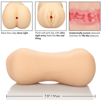 CalExotics Stroke It Pussy & Ass
