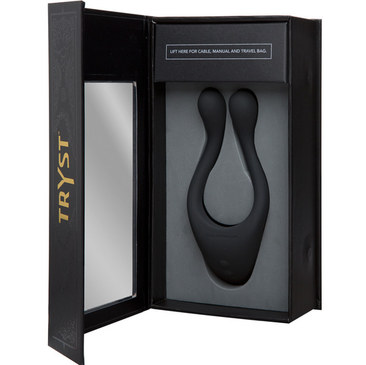 Doc Johnson TRYST Multi Erogenous Zone Massager Black