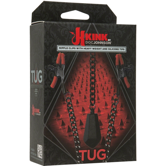 Doc Johnson Kink Nipple Clips with Heavy Weight and Silicone Tips