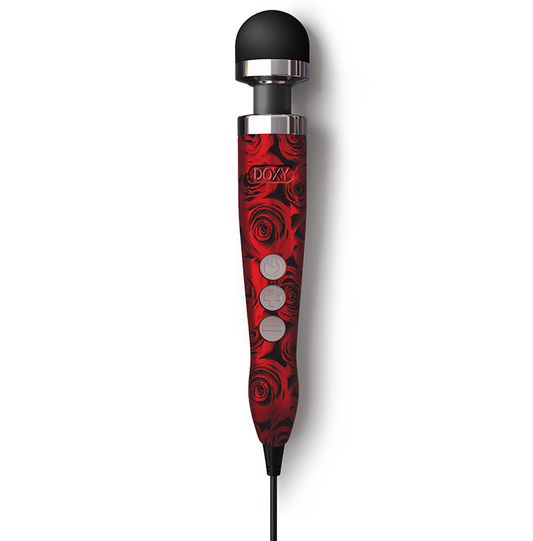 Doxy Die Cast Wand Massager 3 - Rose Pattern