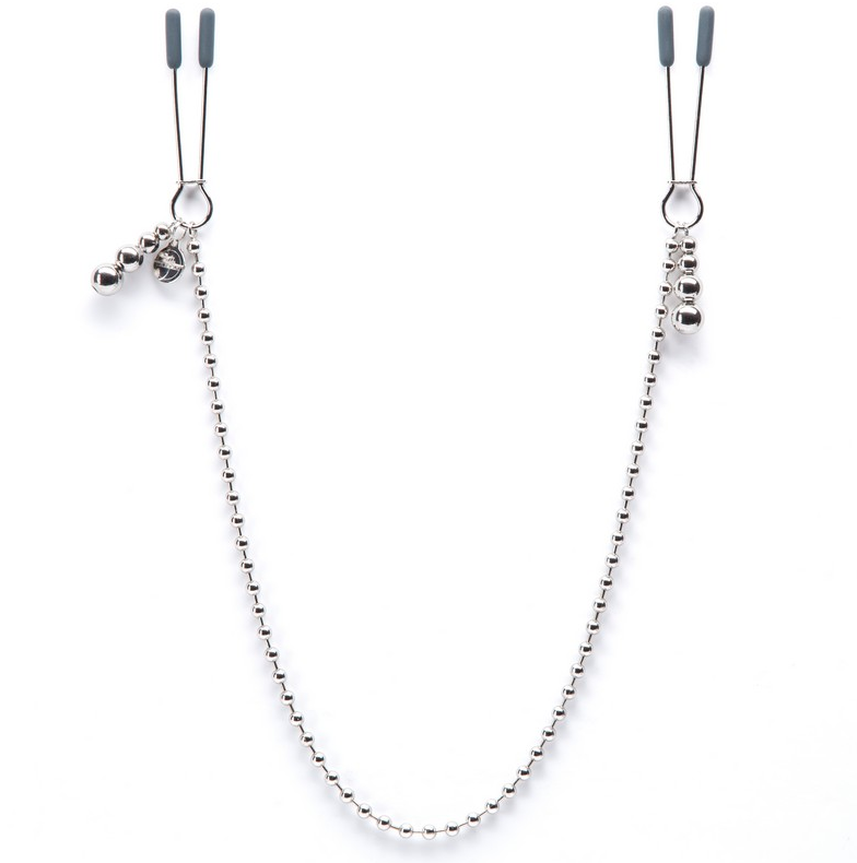 Fifty Shades of Grey At My Mercy Beaded Chain Nipple Clamps
