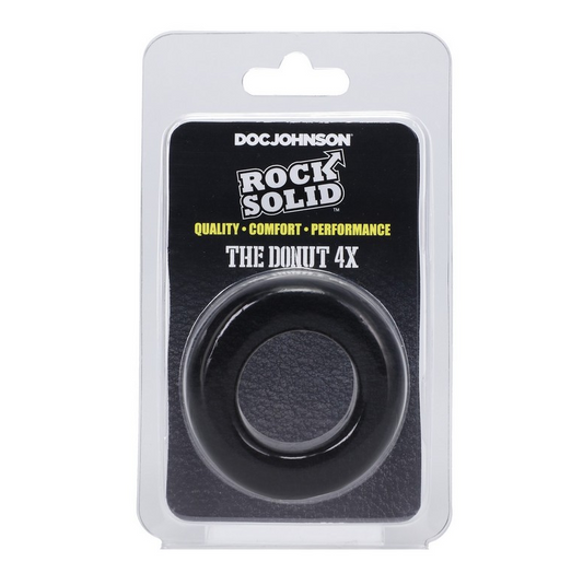 Doc Johnson Rock Solid The 4X Donut C-Ring Black
