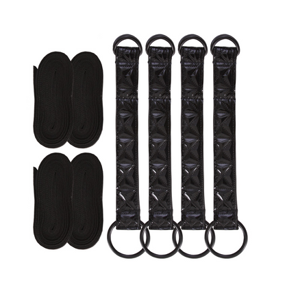NS Sinful Bed Restraint Straps Black