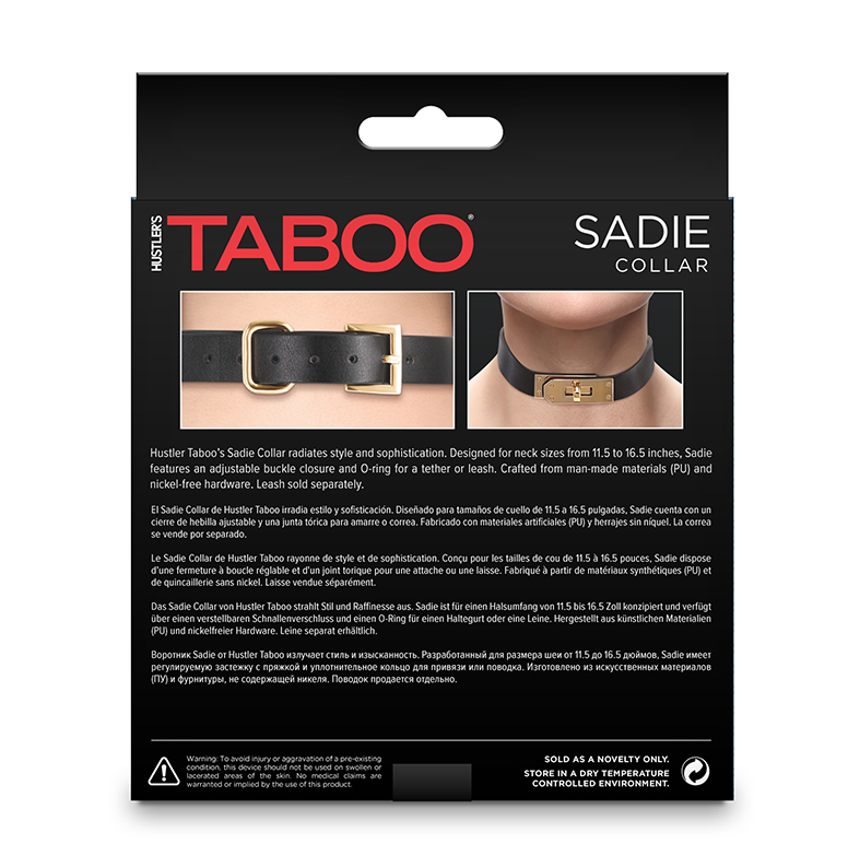 NS Hustler Taboo Collar Sadie Black