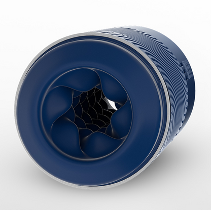 We Vibe Pow Stroker by Arc Wave Blue