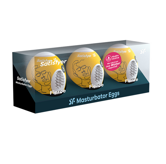 Satisfyer Masturbation Egg 3 Pack Fierce