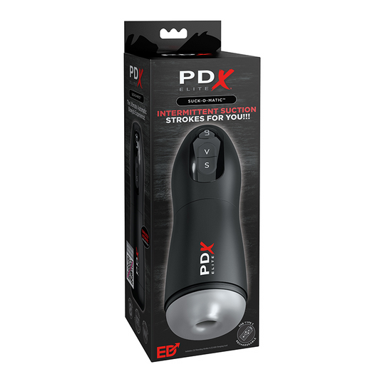 Pipedream PDX Elite Suck-O-Matic Clear/Black