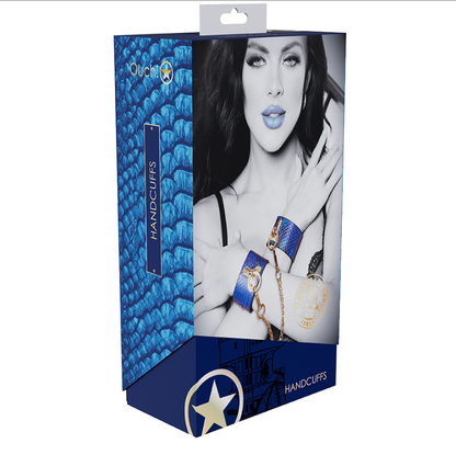 Ouch Handcuffs Blue