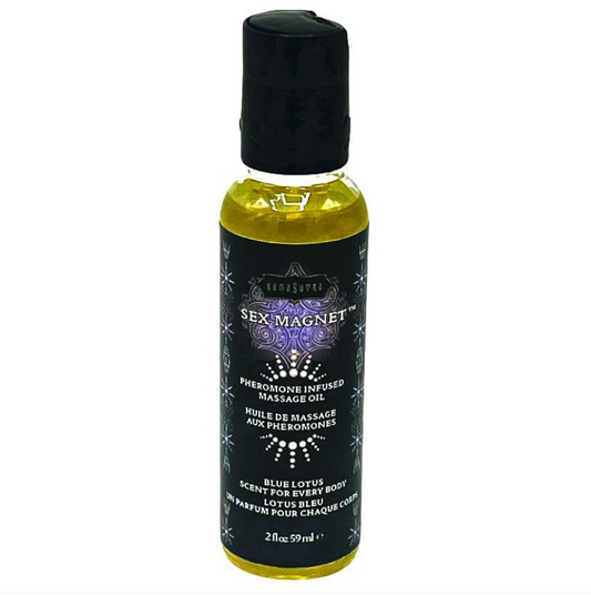 Kama Sex Magnet Blue Lotus Massage Oil 2 oz