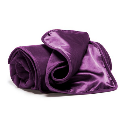 Fascinator Throw Travel Size Aubrergine
