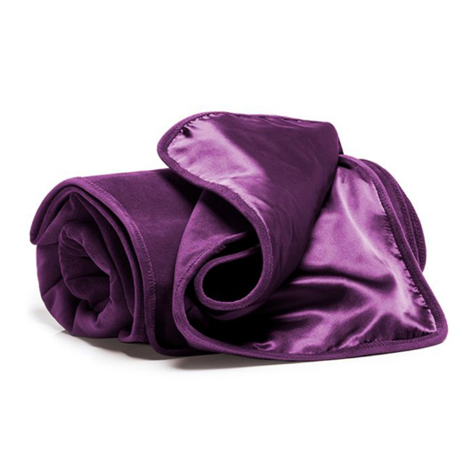 Fascinator Throw Travel Size Aubrergine