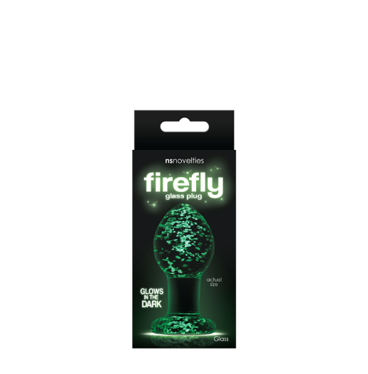 Firefly Glass Plug Medium Clear