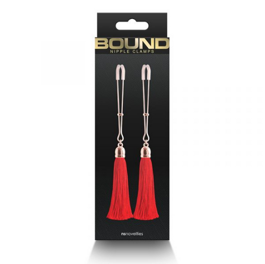 T1 Nipple Clamps Red
