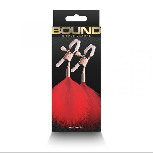 F1 Nipple Clamps Red