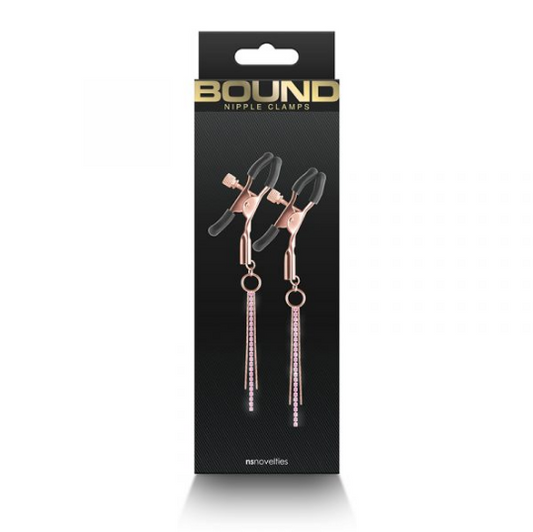 D3 Nipple Clamps Rose Gold