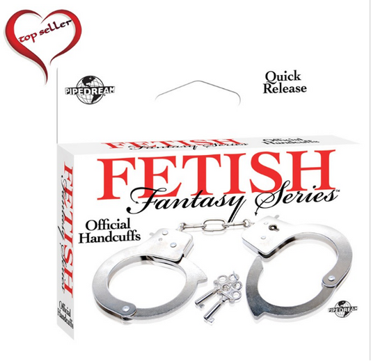 Fetish Fantasy Metal Handcuffs Lock Em Up