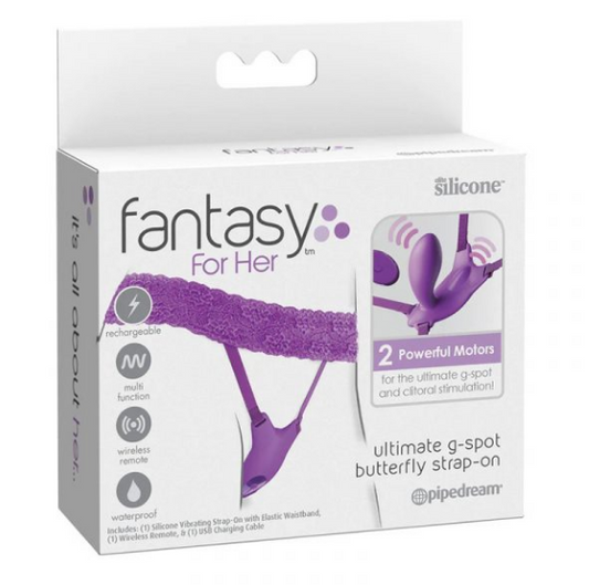 Ultimate G-Spot Butterfly Strap-On