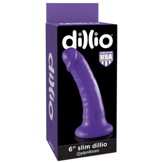 Pipedream Products Dillio Slim Purple 6″