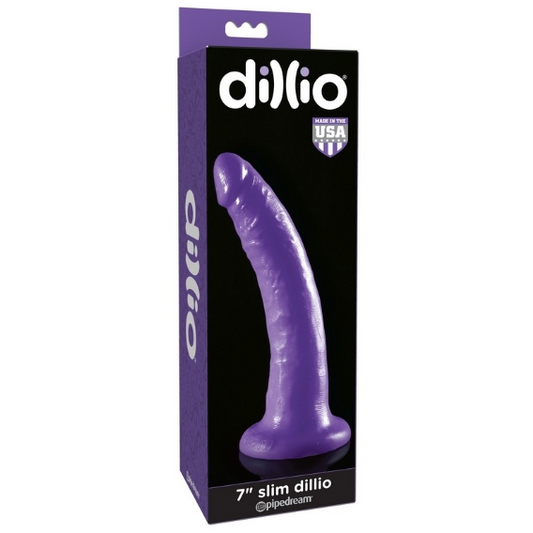 Pipedream Products Dillio Slim Purple 7″