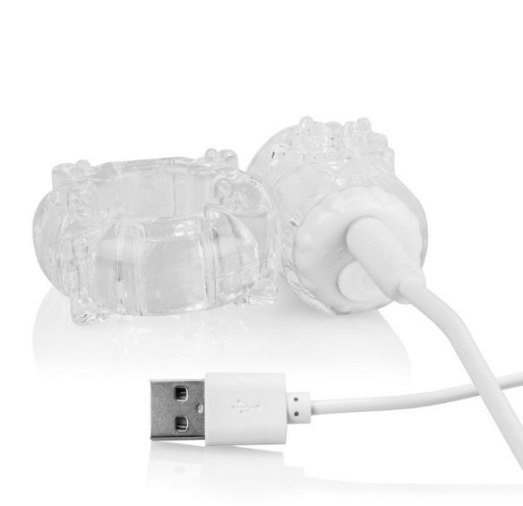 Screaming O Charged Big O Clear Vibe Ring