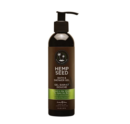 Earthly Body Hemp Seed Bath & Shower Gel Naked in the Woods - 8 oz / 237 ml