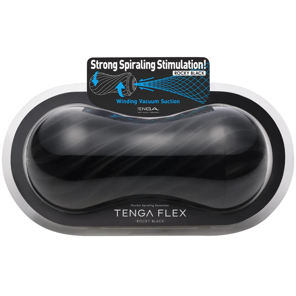 Tenga Flex Male Masturbators - Rocky Black