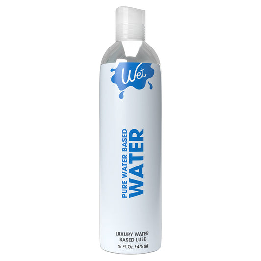 Wet Pure Water Based Lubricant 16 oz / 475 ml